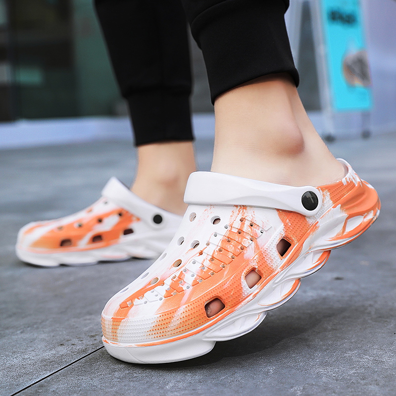 mens eva clogs slip on closed toe sandals soft sole walking shoes outdoor garden shoe beach sandals details 5