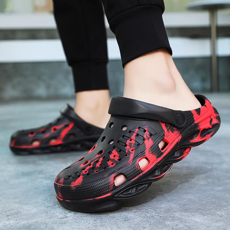 mens eva clogs slip on closed toe sandals soft sole walking shoes outdoor garden shoe beach sandals details 7